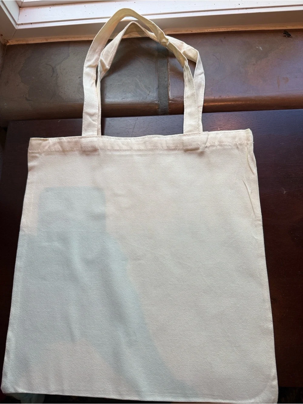 Canvas Tote with Colorful 'Thrift Store Wh***' Print
